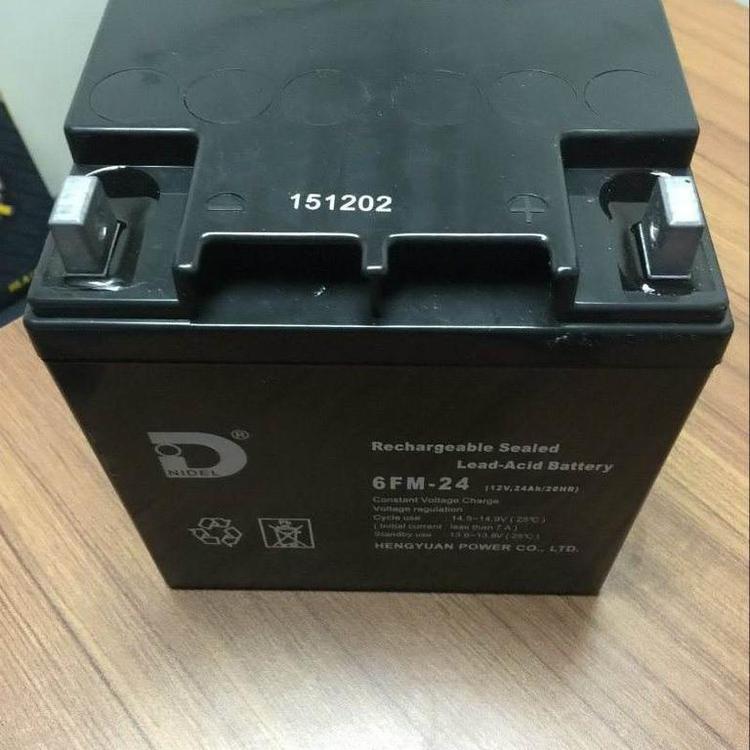 NIDEL蓄电池6GFM-65 12V65AH消防照明 机房UPS配电室 EPS直流屏