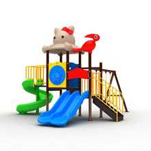 户外大小型塑料幼儿园滑梯道钻网秋千儿童组合滑滑梯游乐设备乐园