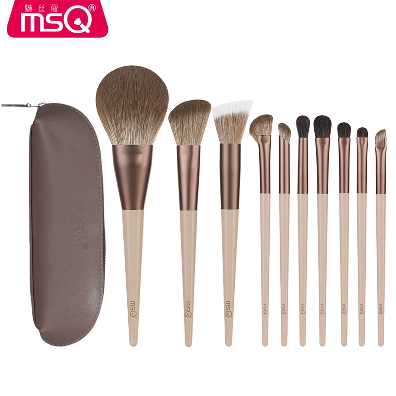 MSQ/魅丝蔻 Рuchbush, рассыпчатая пудра, румяна для контурирования, 10 штук, полный комплект