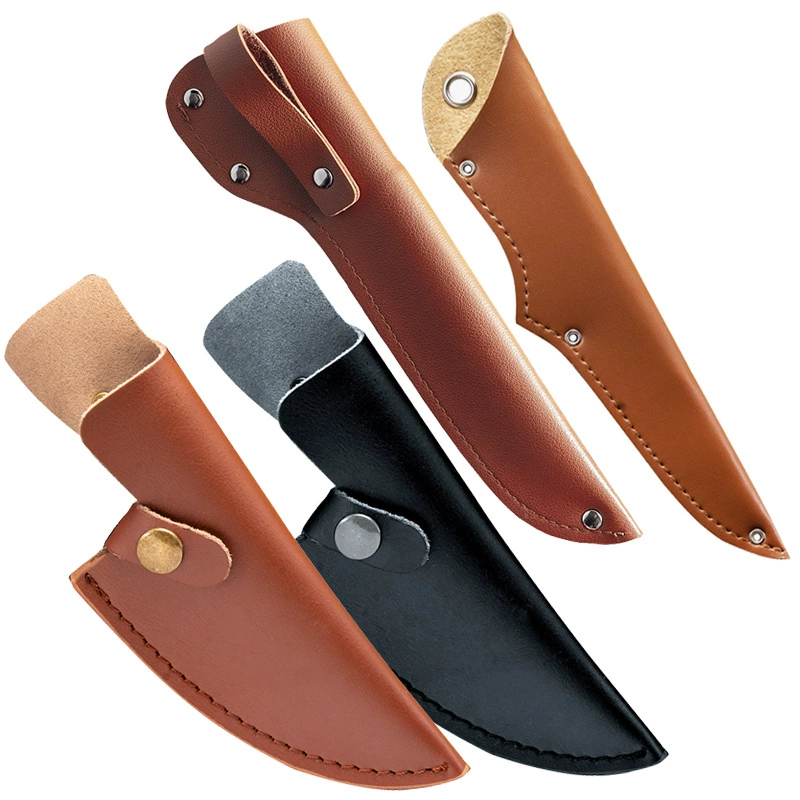 Кожаный чехол ножен Нож корпус наружный защитный чехол