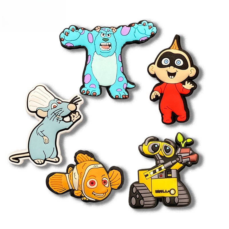 新しい下駄花シリコーン靴バックルソフト接着剤 diy 靴アクセサリー取り外し可能なアクセサリー工場卸売モール同じスタイル