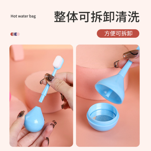 Children's toothbrush 3D tumbler 2-6-12 years old baby oral cleaning silicone soft-bristled toothbrush child's tooth cleaning artifact