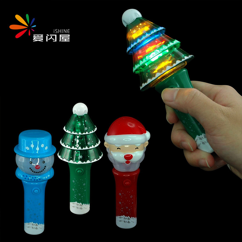 加工定制圣诞节儿童发光玩具 节日活动发光棒地摊夜市发光玩具|ms