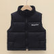 New children's down cotton vest boys and girls stand collar cotton vest baby outer wear warm vest thickened children's clothing