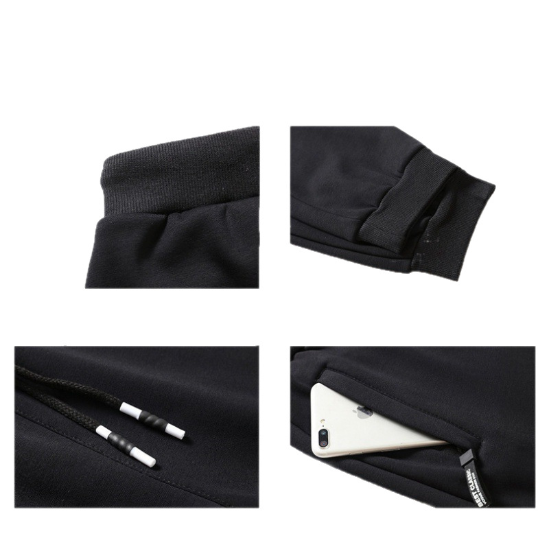 Pantalones Casuales Harem Nueve Cuartos de Algodón para Hombre image 5