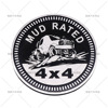 Cross -border hot -selling car 4X4 RATED car logo new 4x4 aluminum sticker