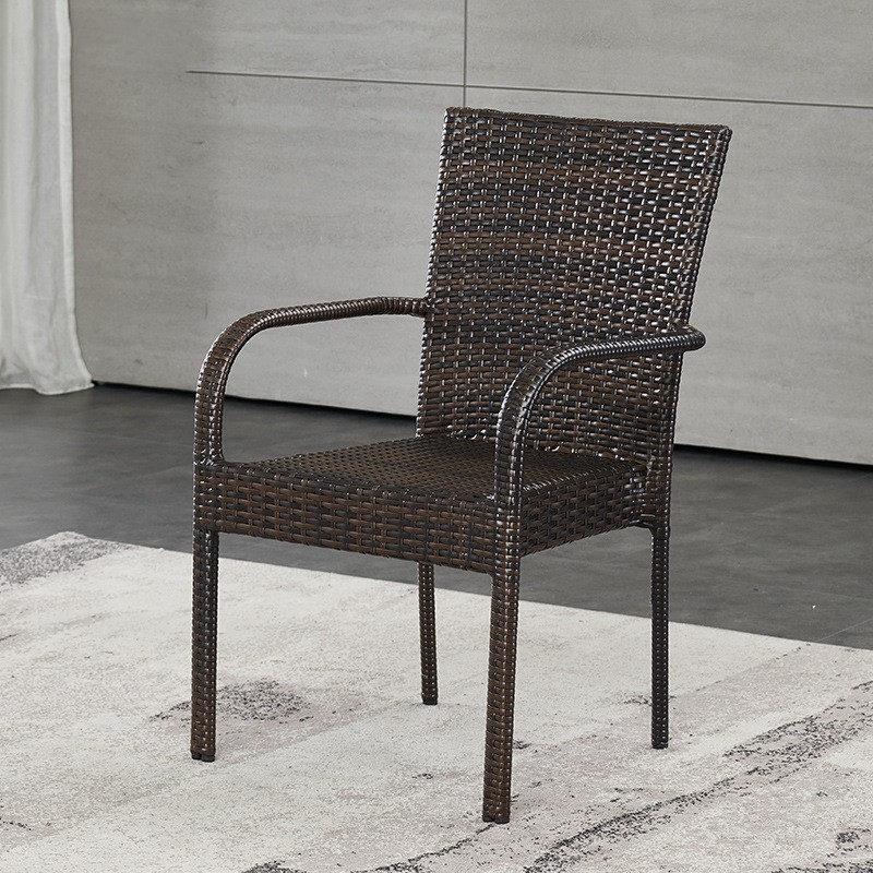 Sillas de caña al aire libre balcón terraza sillas de caña jardín al aire libre ocio comedor de té café mesas y sillas