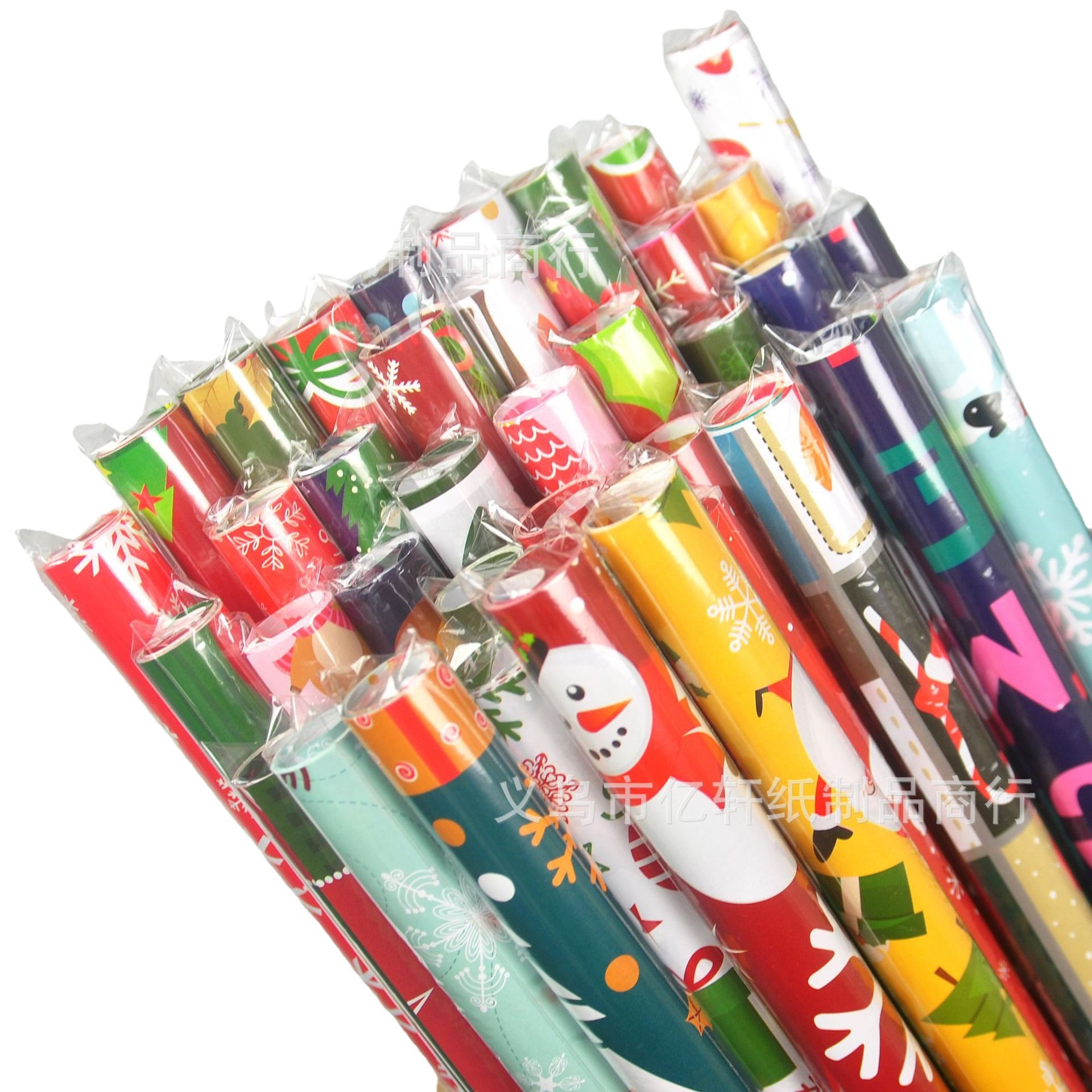 Una pieza un rollo de regalo de Navidad regalo caja de regalo papel de embalaje lindo cumpleaños niños dibujos animados regalo papel de regalo
