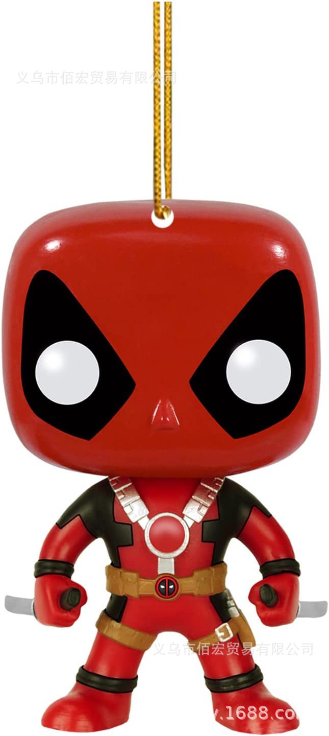 2023 nueva llegada Avenge Navidad colgando adornos árbol de Navidad héroe estatua colgante decoración del hogar Decoración del coche plana