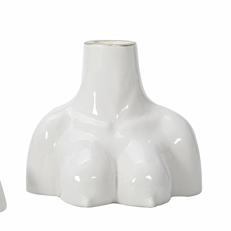 Estilo Europeo ins cerámica candelabro hogar varilla cera base romántica mesa de comedor cera cuerpo candelabro creativo decoración del hogar