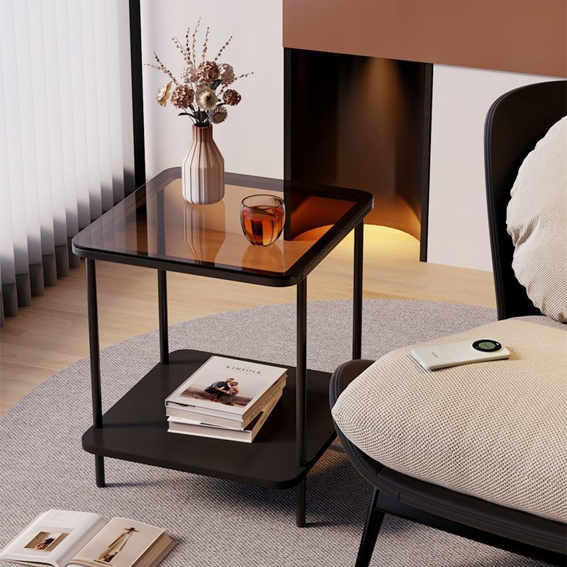 Simple Sofa Side Table, Light Luxury Home Use Small Apartment Coffee Table, Narrow Gap Corner Table, Bedside Cabinet, Square Corner Table