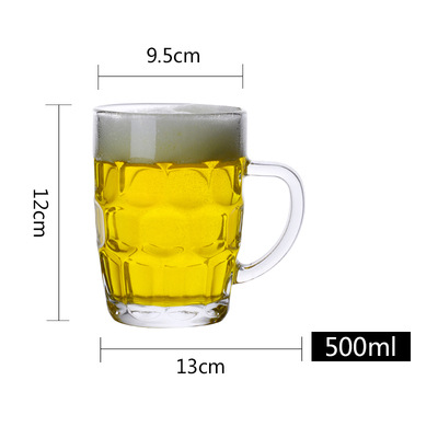 Tazas de vidrio temperado comerciales tazas de cerveza bar KTV tazas octagonales tazas de licores caseras tazas de whisky se pueden imprimir logotipo