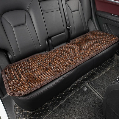 Cool pad — seat cover, office chair cushion - crocheted-brown-rear-seat-cover