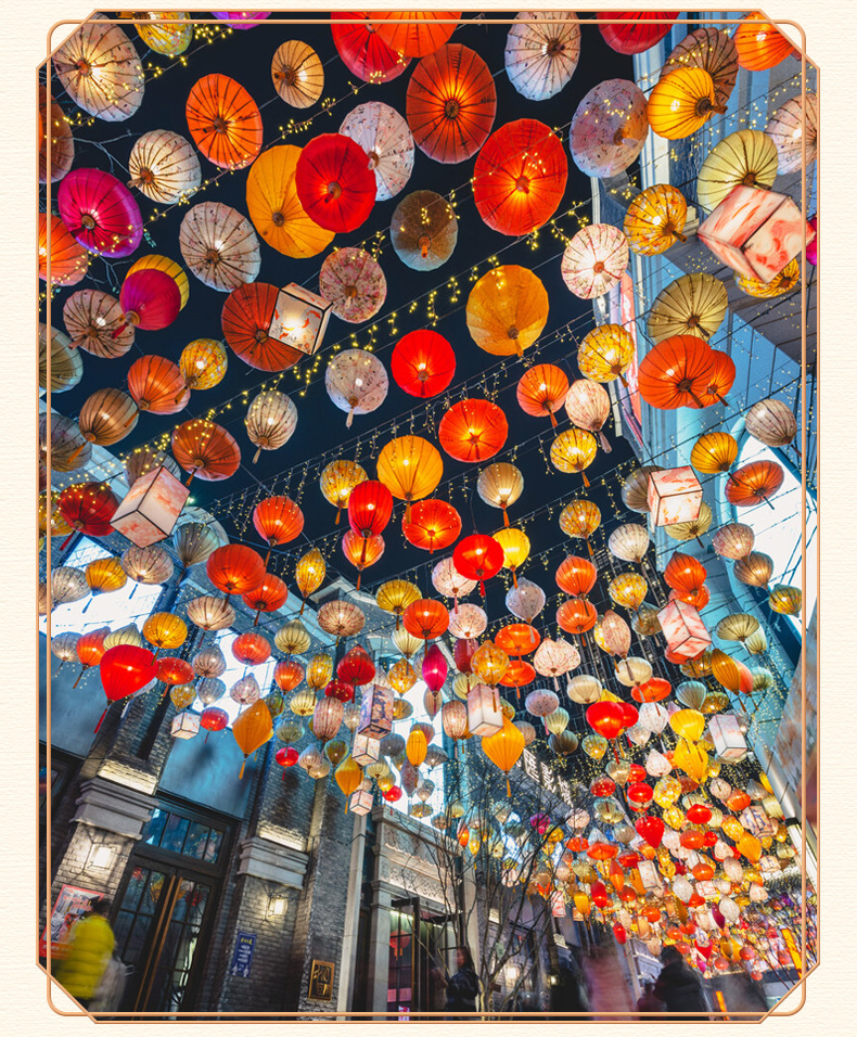 户外仿古古风灯笼古镇街道通道夜景装饰布置花灯异型越南灯笼-阿里巴巴