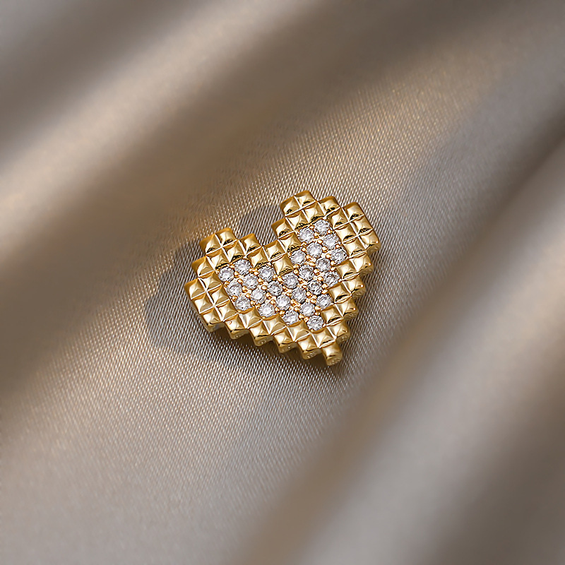 Simple anti-exposición pequeño pecho pin hebilla todo partido Opal collar camisa cardigan collar pin accesorios unisex