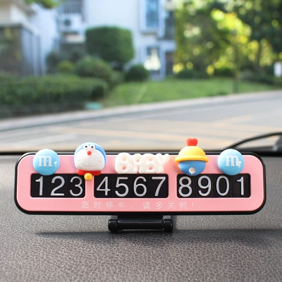 Car Temporary Parking Number Plate, Nömrəli dayanma kartı - pink-parking-card