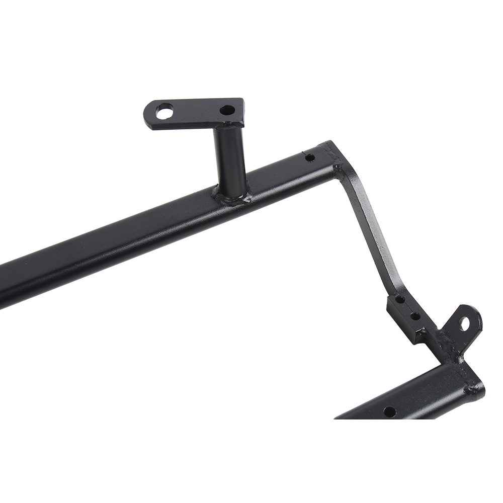 Adecuado para Benali Jinpeng trk502X caja lateral de la motocicleta soporte de acero al carbono caja lateral derecha ocultando soporte de tubo de escape