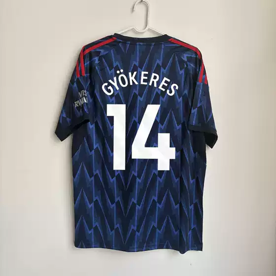 2526 Club Away Jersey No. 14 Zhe Kai Lai Shi No. 8 Odegaard No. 29 Havertz Rice Football Uniform