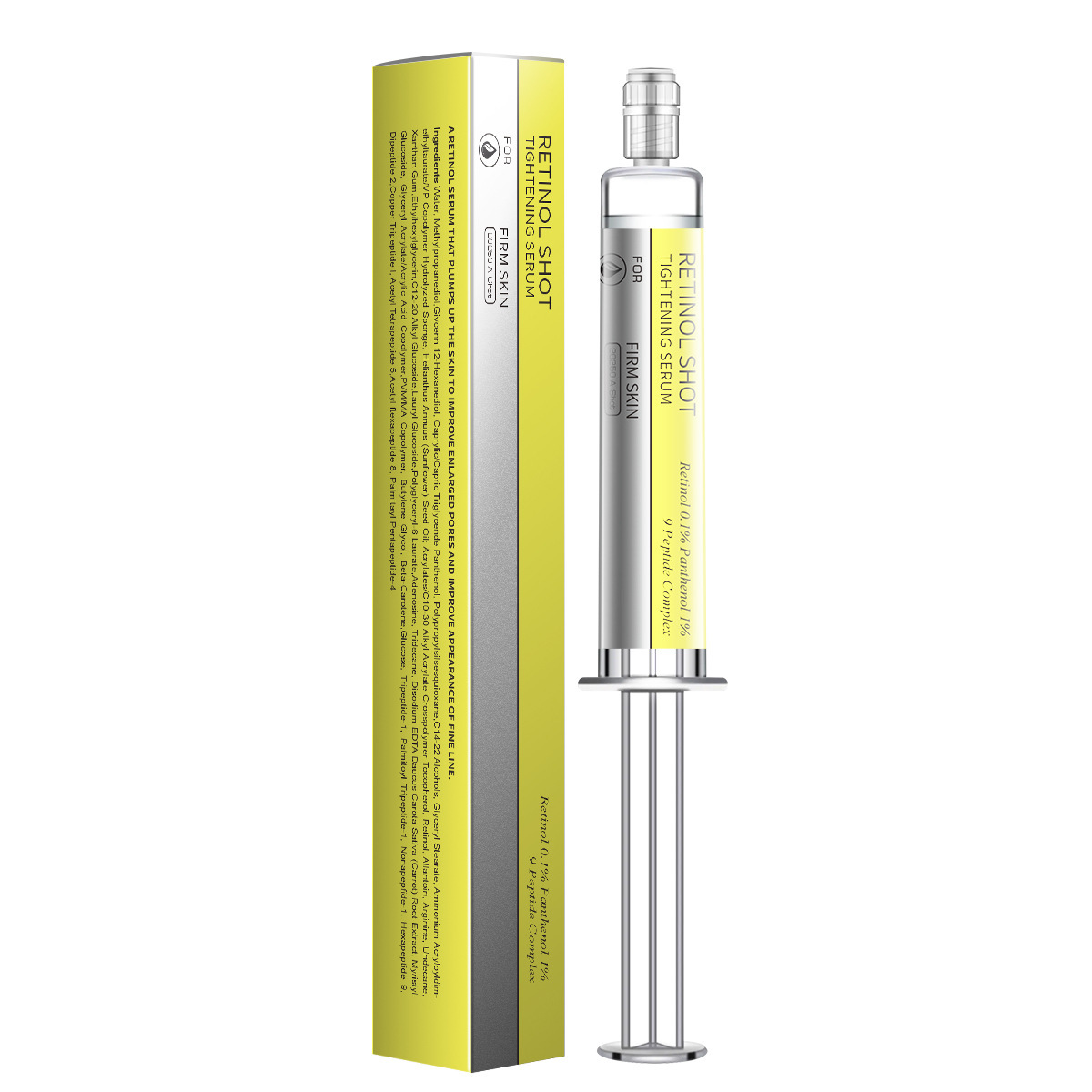 Transfrontier Retinol Tightening Serum para cuidar la piel facial suavemente nutritivo líquido brillante brillo