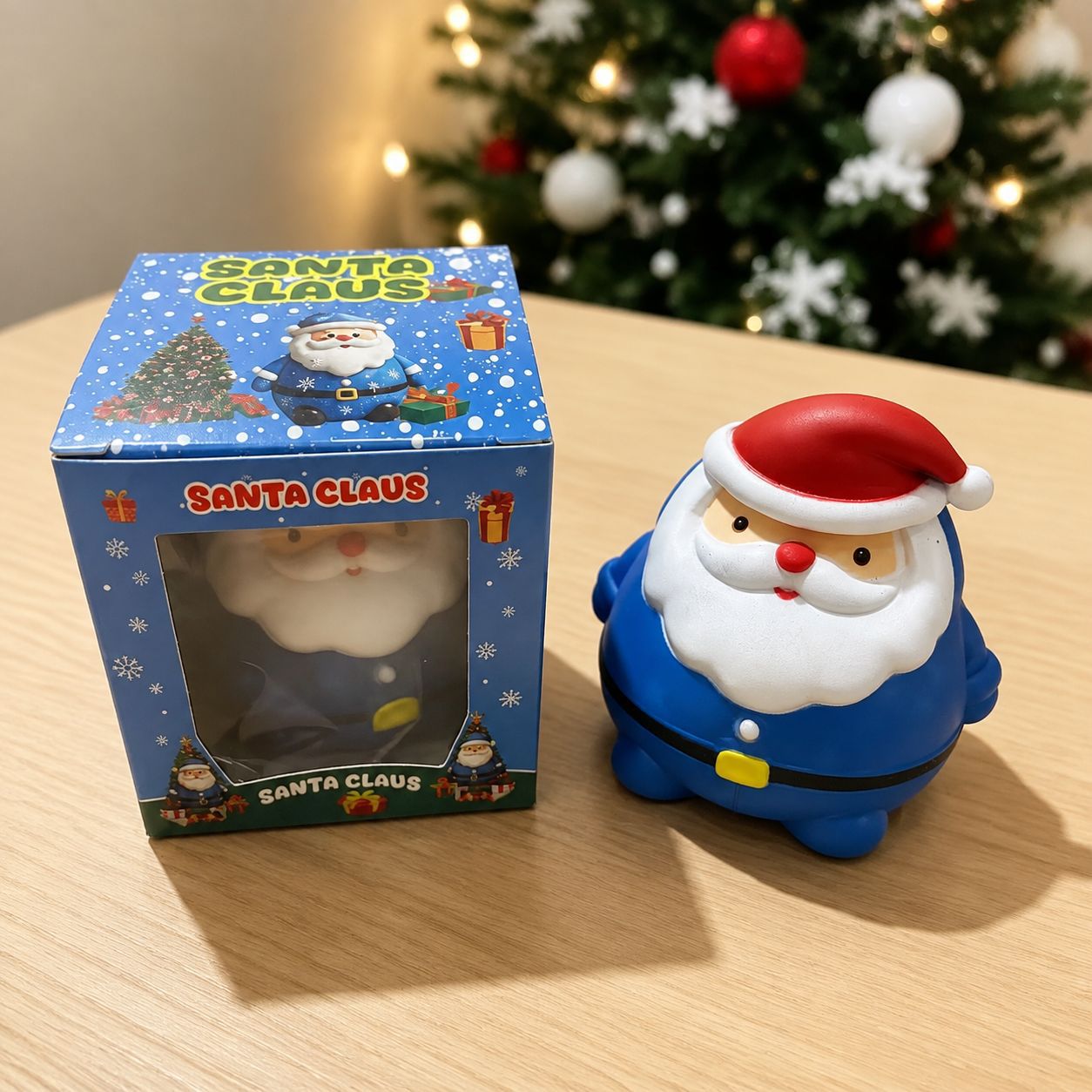 2026 Nuevo Santa Claus transfronterizo maltosa rebote lento pellizco feliz descompresión juguete lindo divertido regalo caja image 8