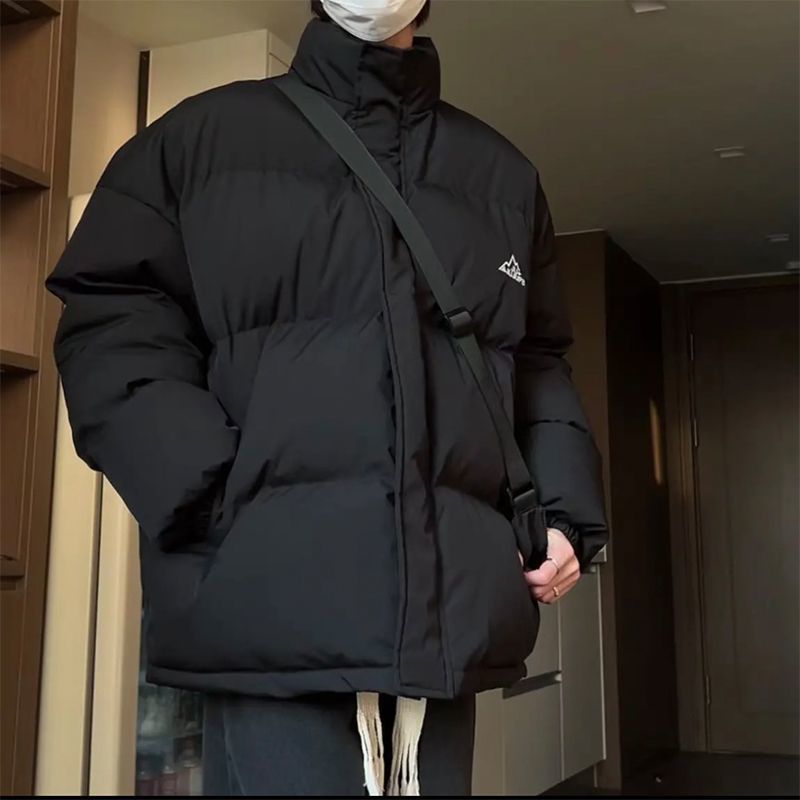 (2개) 남성용 코튼 패딩 코트 가을과 겨울 두꺼운 따뜻한 캐주얼 브레드 면 패딩 코트 10 대를위한 겨울 의류 유행 올 매치 콜드 방탄 코트