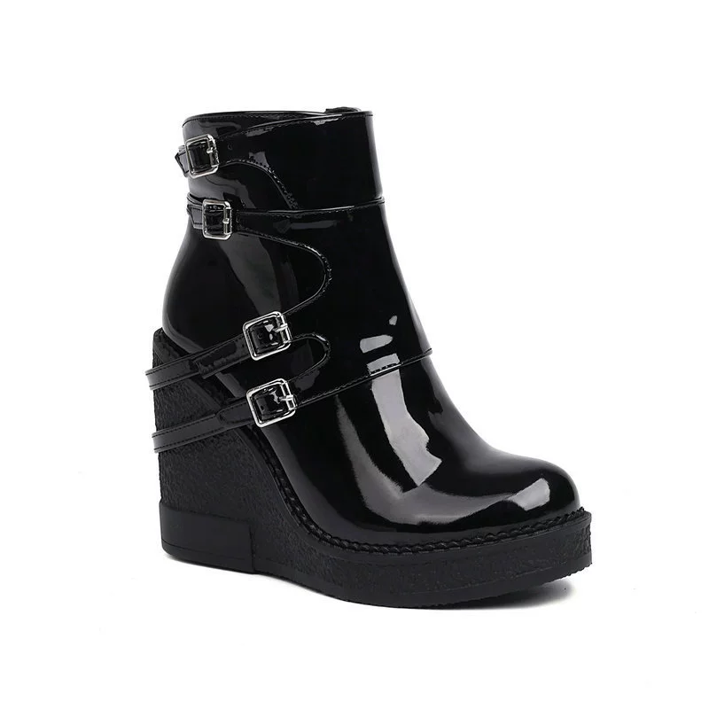 Демисезонный черный ремень, пряжка, low boots, 2024 год, 40