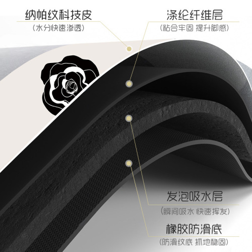 Drum-type washing machine mat, no-wash sunscreen cover, bedside table camellia, microwave dust cover, refrigerator cover