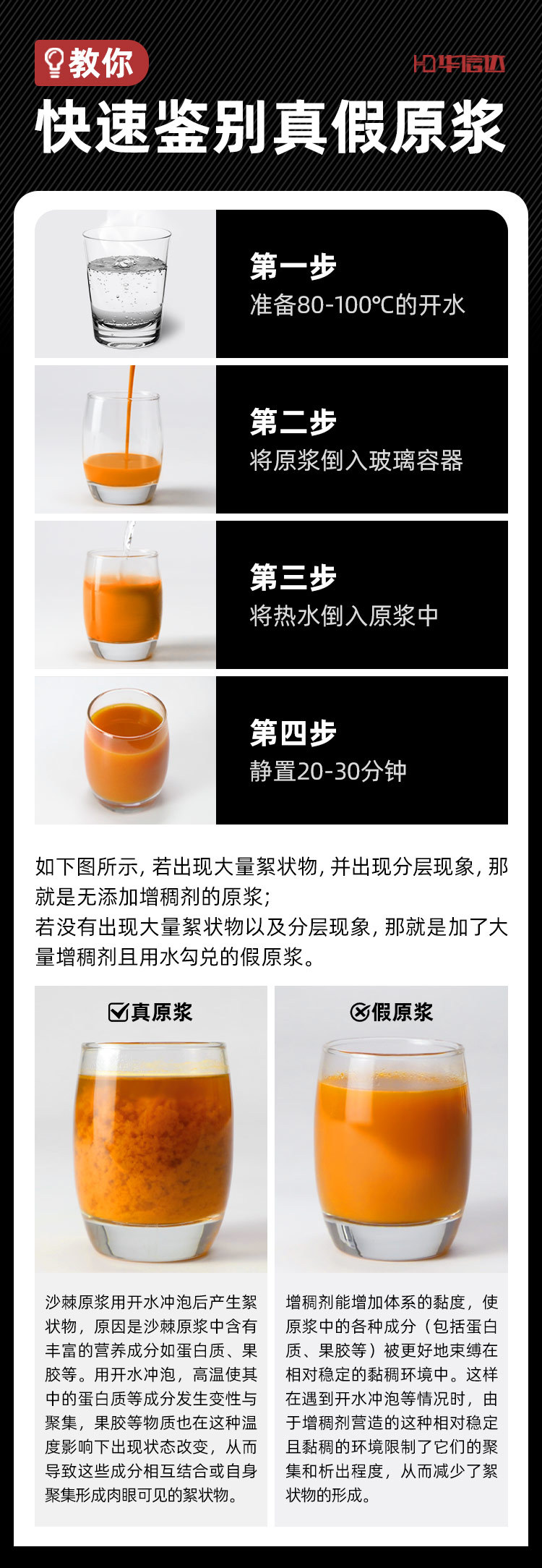 Pure Sea Buckthorn Juice Original Fresh Pressed Sour Wellness Drink 500ml overview