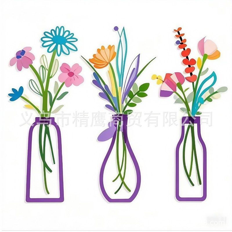 跨境金属花卉墙壁艺术背景画铁艺装饰墙壁装饰客厅卧室居家装饰画|undefined