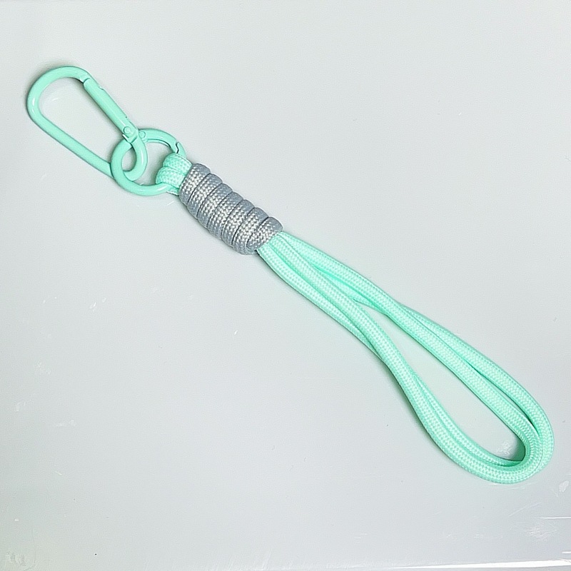携帯電話のストラップのマカロンの色合わせのキーチェーンのキーチェーンは簡単で短いタイプのロープのキーチェーンのリングの装飾品の卸売りを掛けます。|undefined