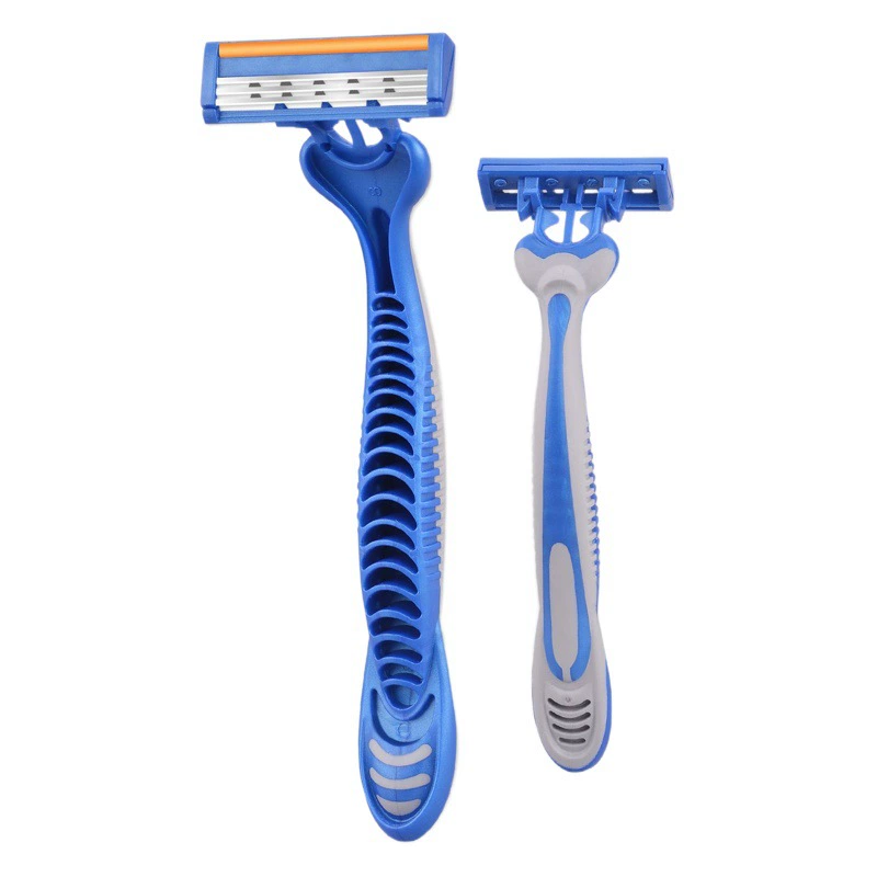 Одноразовая ручная бритва Мужская 3-слойная бритва Винтажная ручная бритва