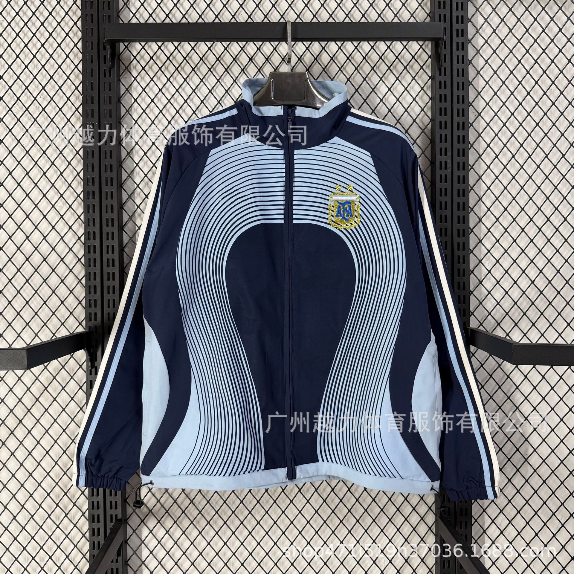 Chaqueta Bordada retro de manga larga y gruesa Manchester United Barcelona Inglaterra Brasil Real Madrid Liverpool image 73