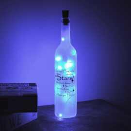 跨境新品 Best Friends送给好友的独特友谊礼物 红酒瓶夜灯