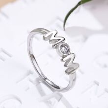 ����s925������ĸ�����ָŮ�����ʯ�պ���Լʱ�и��Է�ָ��ֱ��