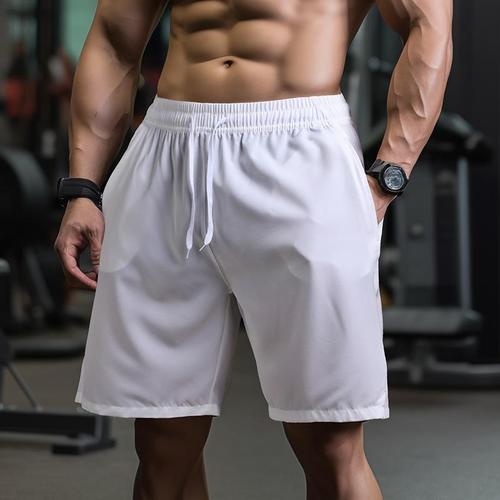 High-quality summer men's five-pocket sporty quick-dry loose extra-large fitness shorts beach pants
