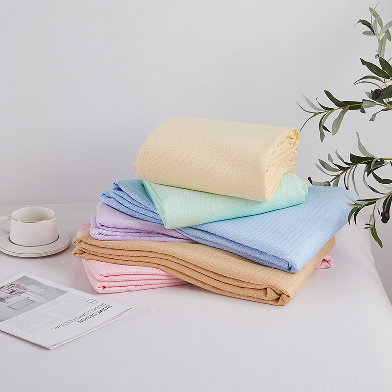 summer New products Bamboo fiber Blanket dormitory Blanket Single blanket Double Blanket Lunch blanket wholesale The bed Supplies