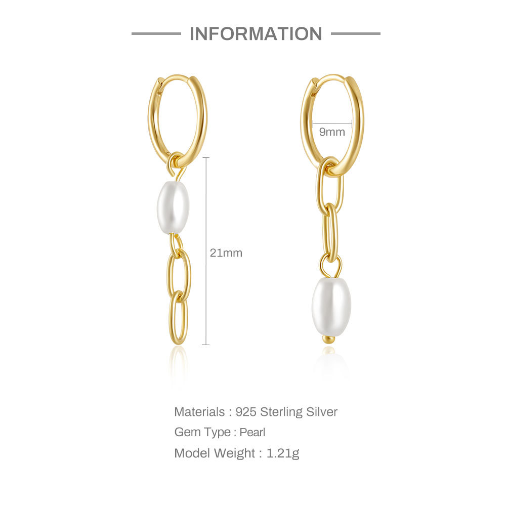 1g Weight 925 Sterling Silver Ear Needle Material 18K Gold Plated Plating Material Drop Earrings Classification 1 Pair Quantity Date, Tea Party Occasion 925 Sterling Silver Material Geometric Pattern All Seasons Season Women's Gender Elegant, Simple Style Style 1 Pair 18K Gold Plated 925 Sterling Silver 925 Sterling Silver Earrings Geometric Drop Earrings 5