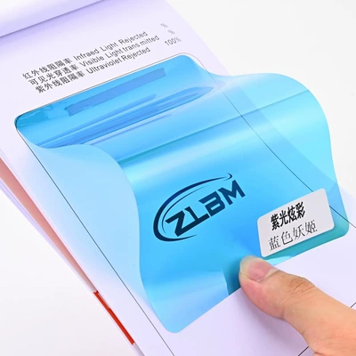Purple iridescent car film, front windshield film, strong anti-explosion film, sun protection film, high-definition heat insulation film, solar film wholesale (Automotive Film) - 152m-30m-blue-enchantress
