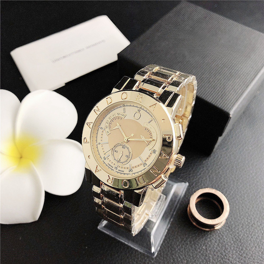 Foreign Trade Hot Product Gold Watch Women's New Quartz Watch Men's Watch Creative Middle School Student Watch Watch Wholesale