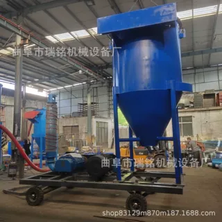 石灰石粉装罐车气力吸灰机 TGFF电厂散灰粉末气力输送机瑞铭