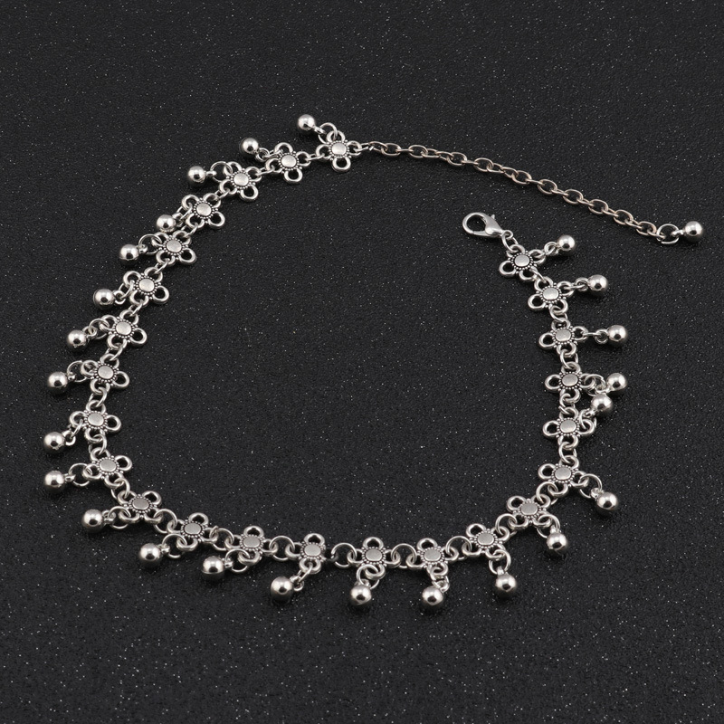 Zinc alloy Material Vacation Classic Style Flower Zinc Alloy Choker Wholesale
