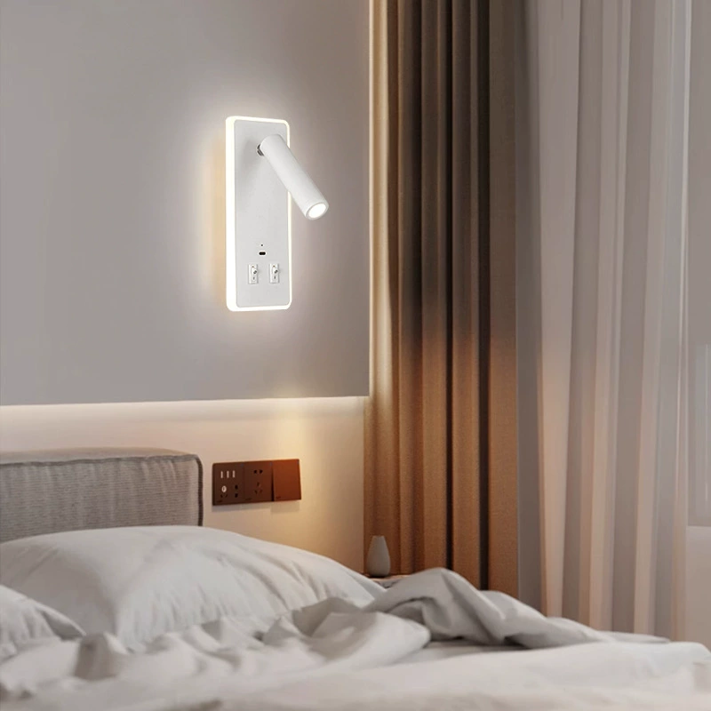 LED electromagnetic magnetic sconce, switch key for bed, reading for living room