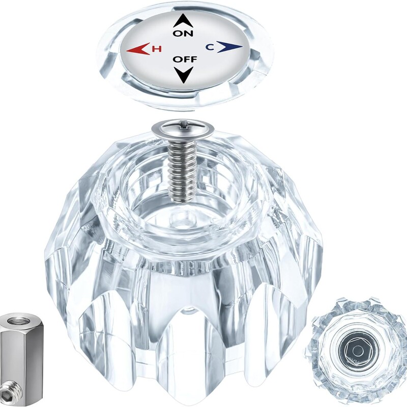 Delta Rp41661C North American Bathtub Shower Handle Replacement Acrylic Faucet Handle