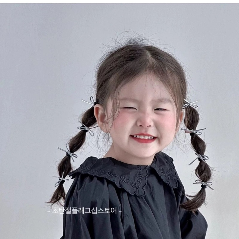 カラフル10個セット～髪を傷つけない子供用輪ゴム、かわいい女の子用カチューシャ、ヘアゴム、ベビーヘアロープ、女の子用カチューシャ|undefined