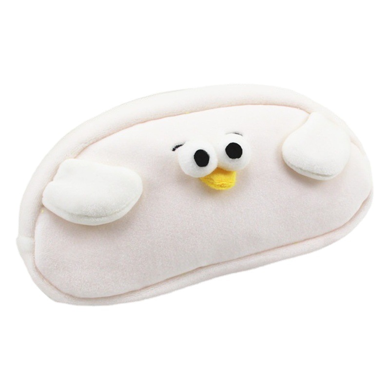 Gran capacidad leche Fu ins estilo Gaviota lápiz caso divertido nicho lápiz caja de arena talla felpa papelería bolsa estudiante caja de almacenamiento