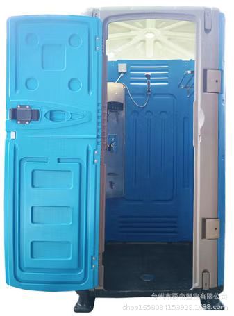 户外室外淋浴房配置即热式热水器 临时用地 移动环保卫生间厕所