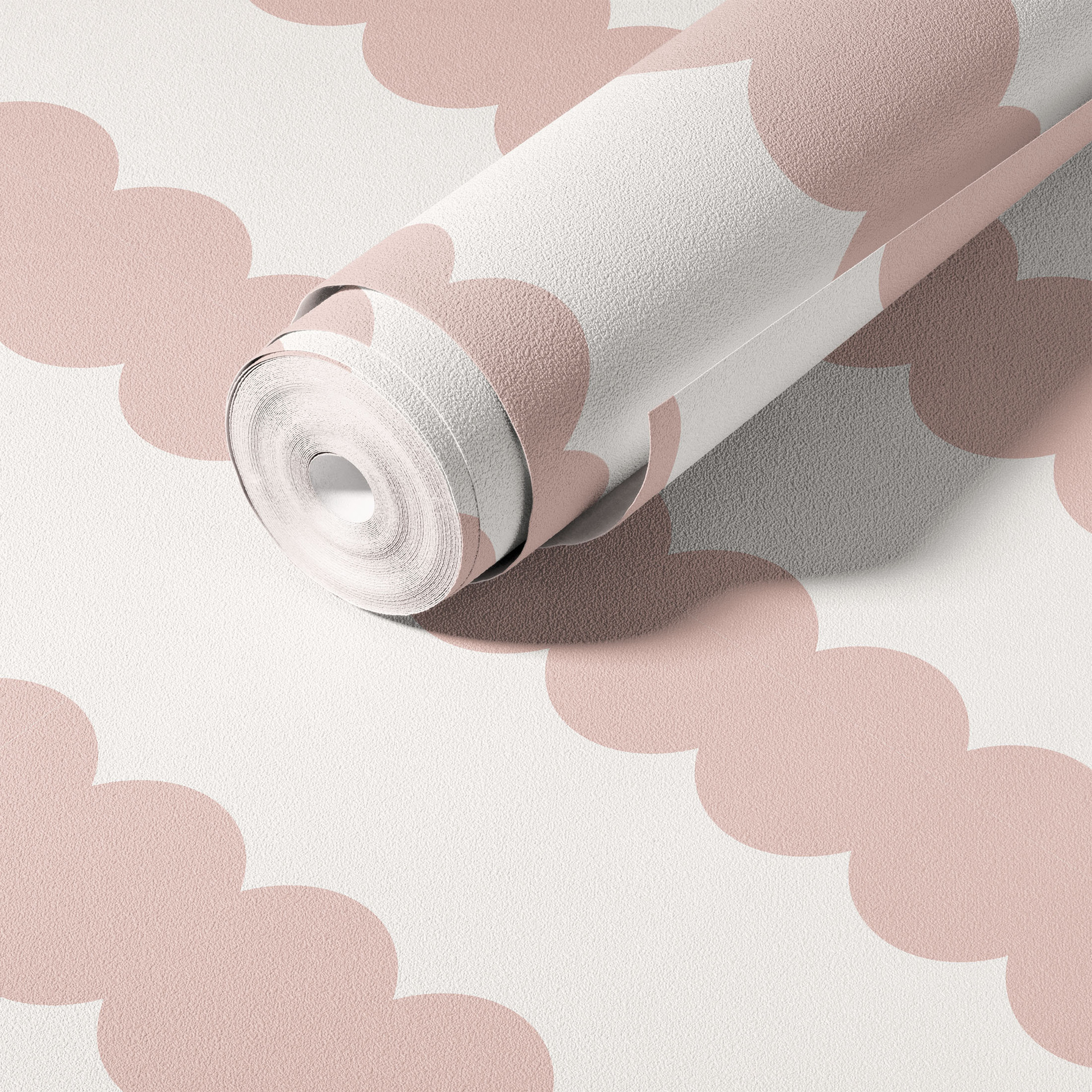 Sweet And Playful Scallop Stripe Simple Wallpaper For Children's Rooms, Self-adhesive Mural, A Popular Export Product_maomaolike.com