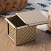 Baked toast mold without sticky belt covering mini water cubic cubic cubic water ripple toast box