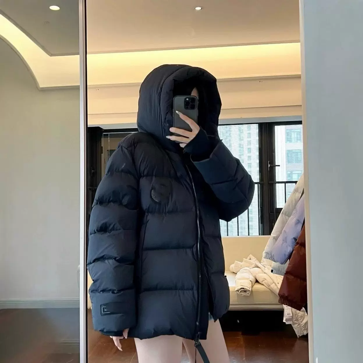 原版大鹅羽绒服欧阳娜娜同款2代男款胶囊黑标休闲百搭高蓬松高御