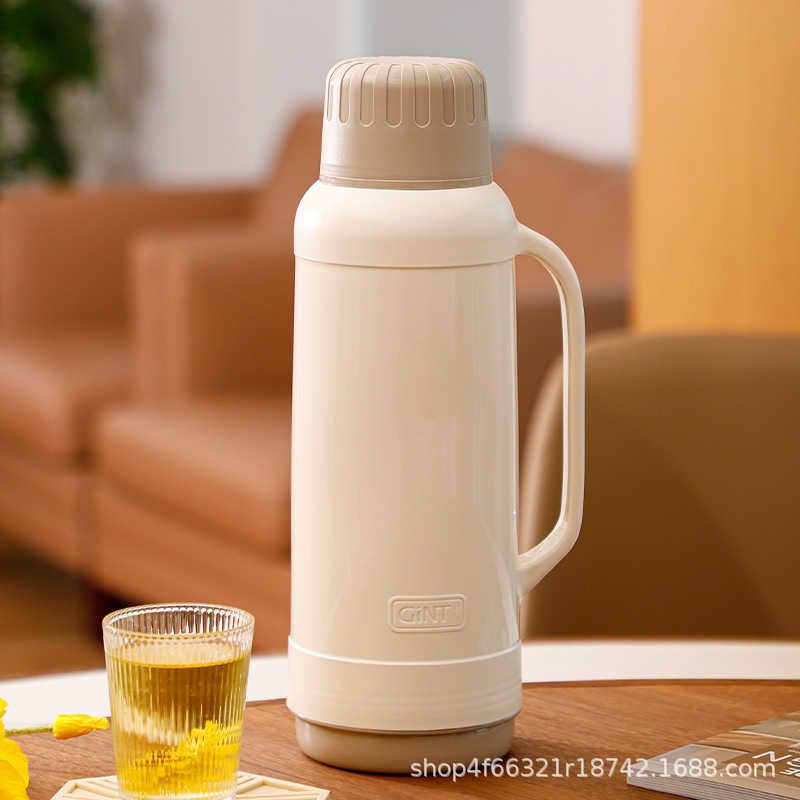 Jiate Insulated Thermos Thermos Student Dormitory Thermos Boiling Water Bottle Household Old-Fashioned Plastic Large Capacity 3.2 Liters